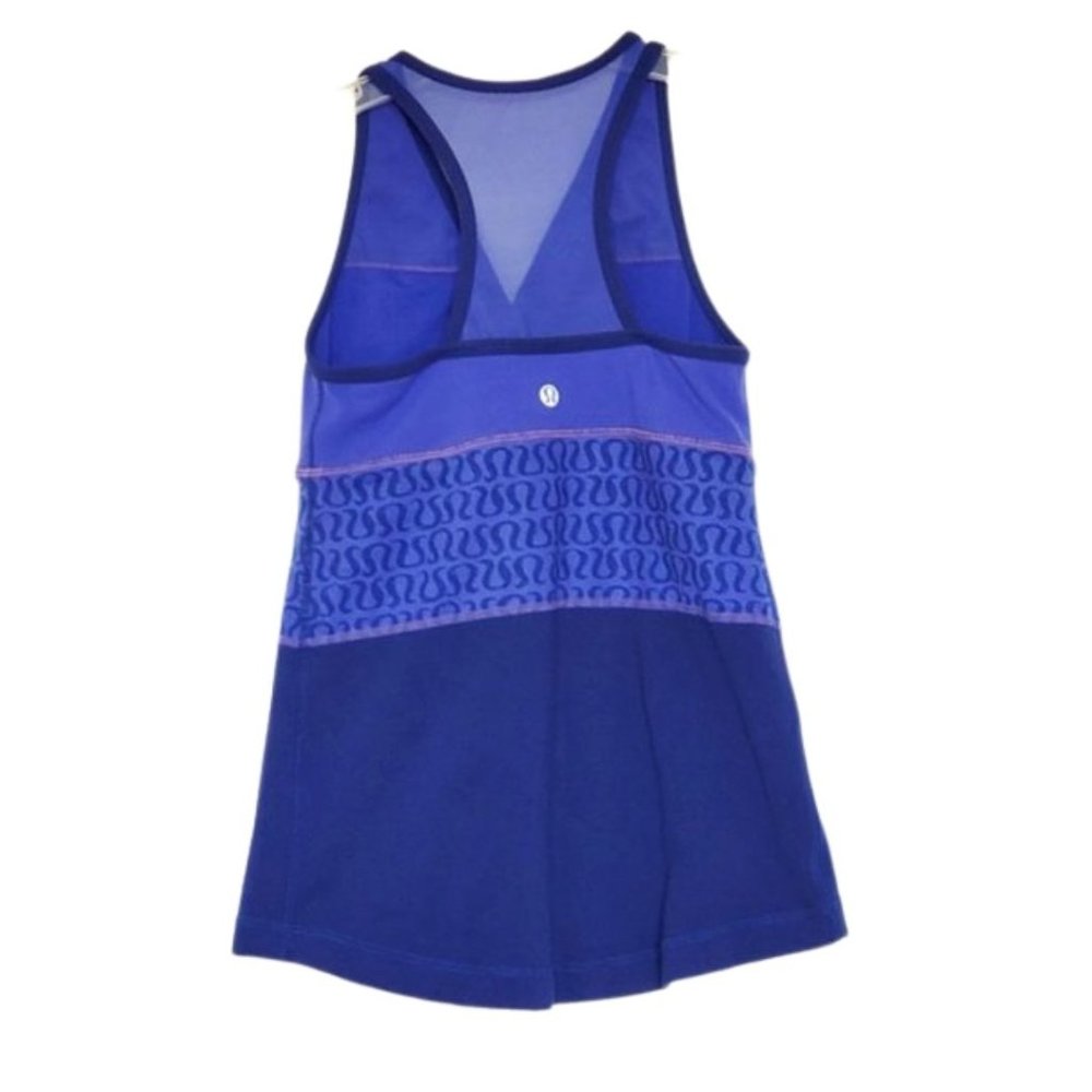 Lululemon Deep V-neck Purple Racerback Tank - Picture 2 of 3
